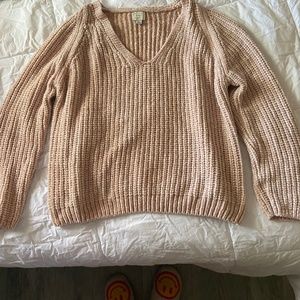 Target (A New Day) Sweater, Size Medium, Pale Pink